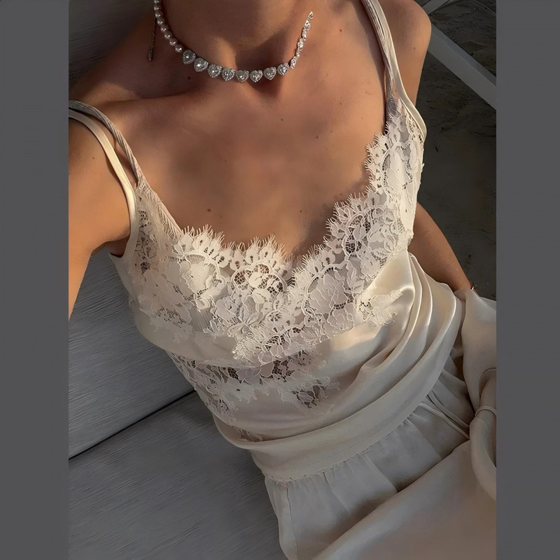 QICHE Conjunto de Top y Shorts - Cami Top Lace reseña y precio