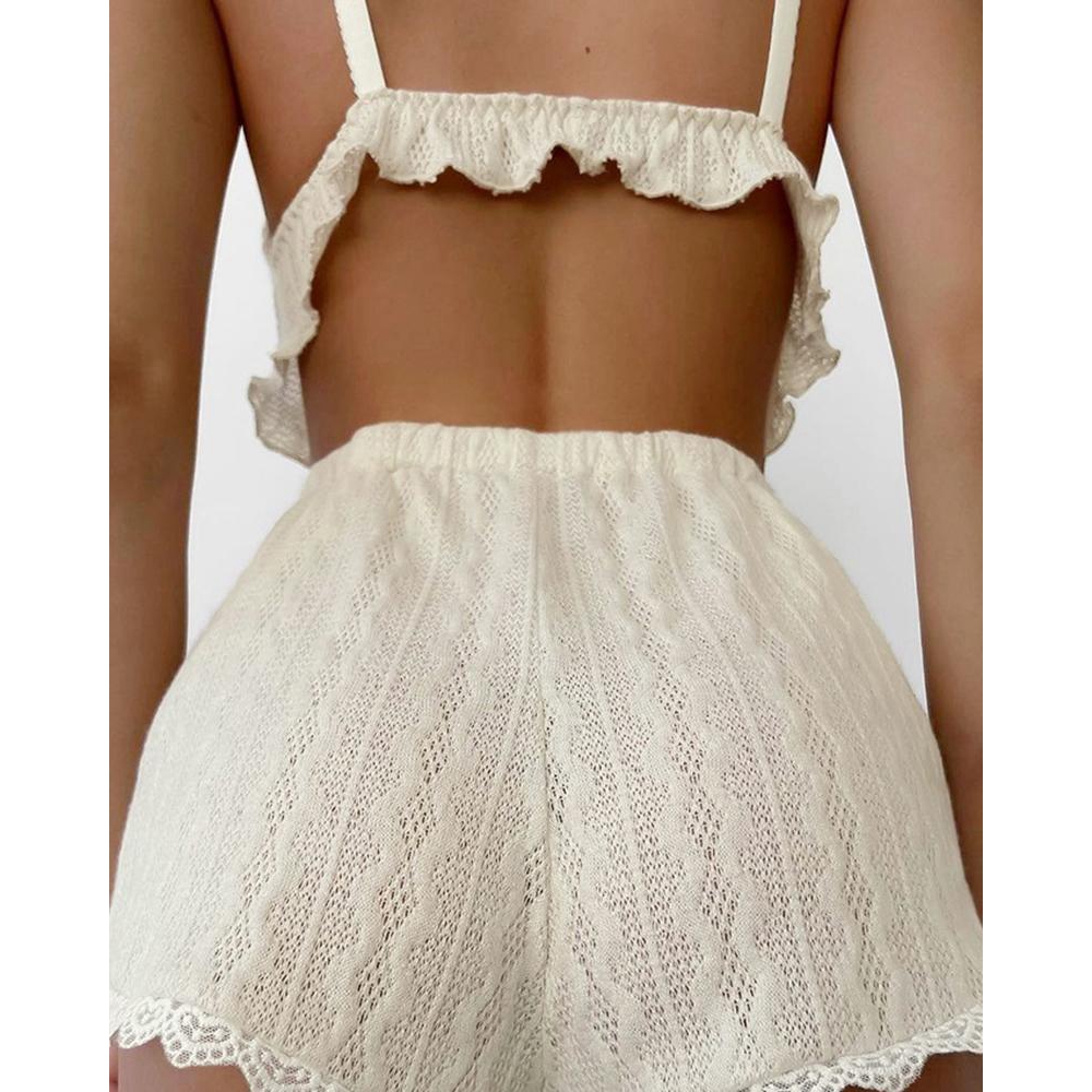 Conjunto de Cmi texturizado co - Cami Top Lace reseña y precio