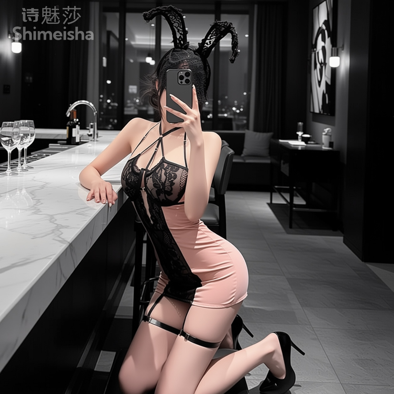 Jimiko, vestido corto ajustado - Lace Teddy Lingerie reseña y precio
