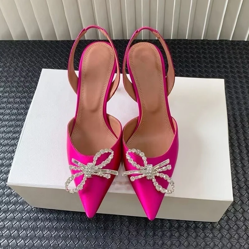Sandalias de tacón fino con la - Slip Dress Satin reseña y precio