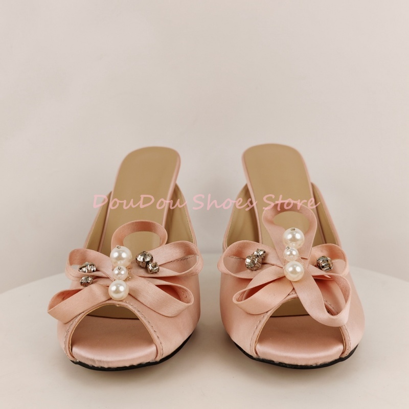 Zapatillas de tacón bajo con l - Slip Dress Satin reseña y precio