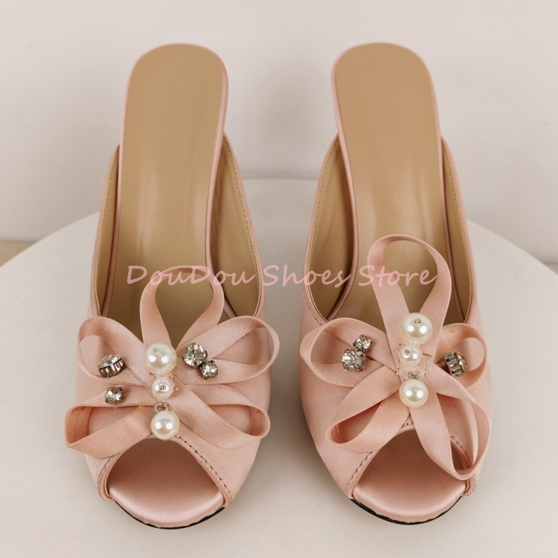 Zapatillas de tacón bajo con l - Slip Dress Satin reseña y precio